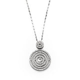 NEW PRODUCTION : CIRCLE PERSONALIZED DIAMOND PENDENT