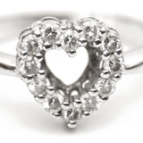 NEW PRODUCT : DIAMOND PERSONALIZED HEART RING