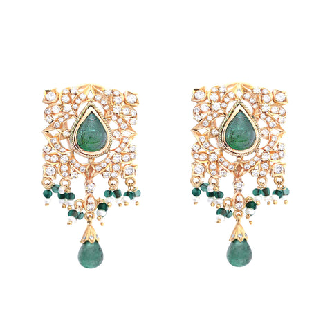 18K EMERALD EARRINGS (EXCLUSIVE TO PRECIOUS)