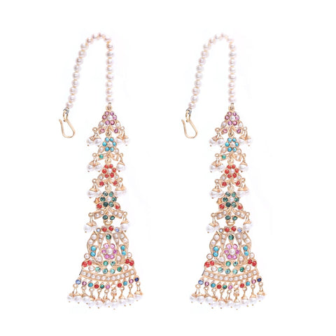 18K MULTI-COLOR STONE EARRINGS (EXCLUSIVE TO PRECIOUS)