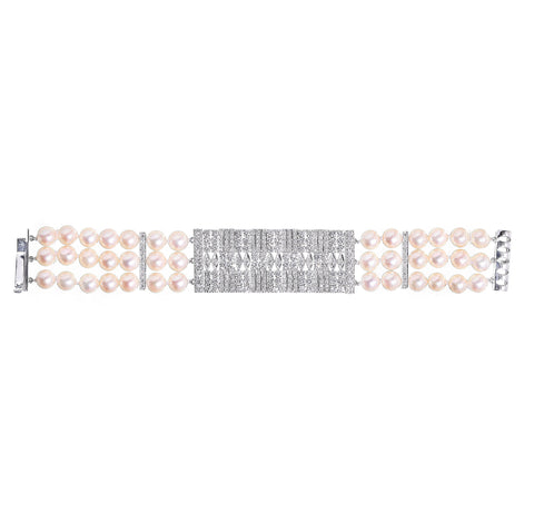 NEW PRODUCT : PEARL PERSONALIZED CHOCKER BRACELET  (EXCLUSIVE TO PRECIOUS)