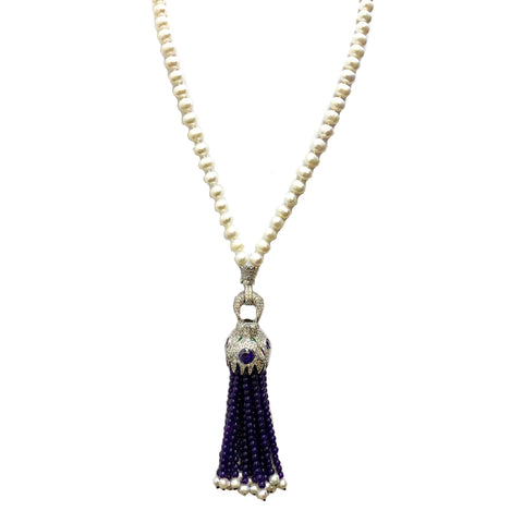 NEW PRODUCT : AMETHYST PEARL NECKLACE