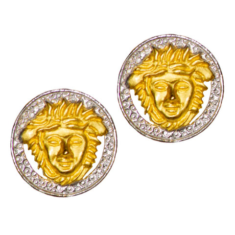 18kt Gold and Rhodium Plating Earrings